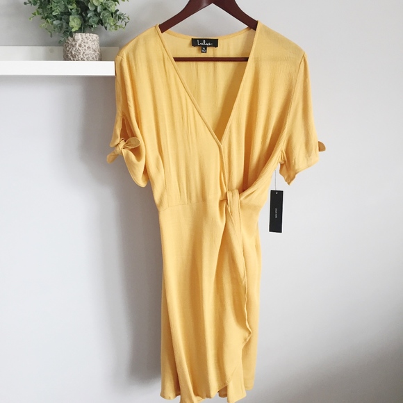Lulus Dresses & Skirts - Lulu's | NWT My Philosophy Golden Wrap Dress